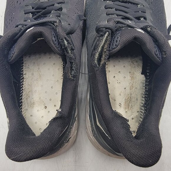 Hoka One One Clifton 7 Womens 7.5 D Wide Black Athletic Shoes Walking Outdoors - Picture 6 of 13